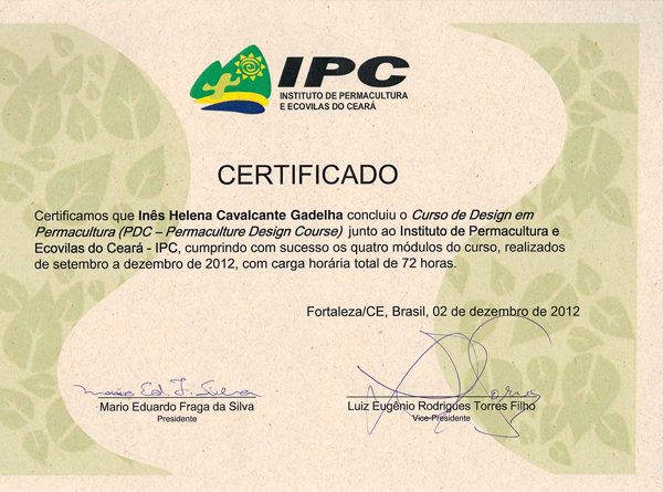 Curso de Permacultura na IPC 2012